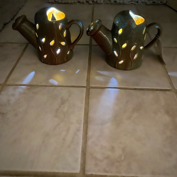 Set of 2 Light Up Ceramic Figurines NWT - Picture 8 of 8